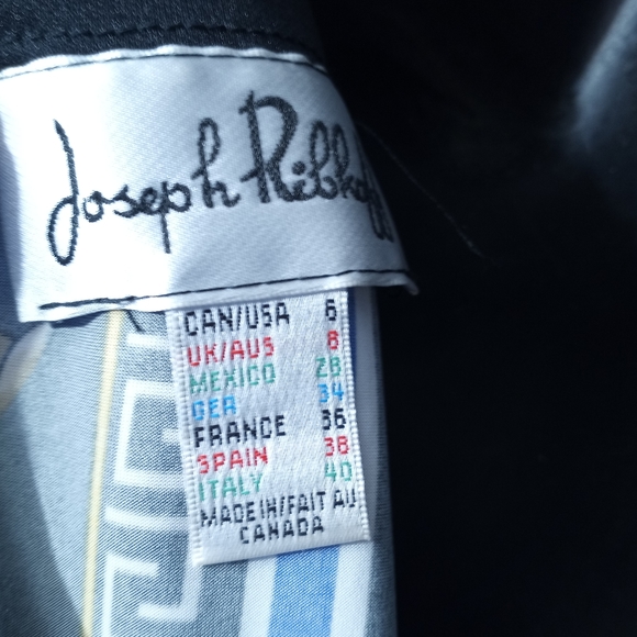 JOSEPH RIBKOFF Geometric Print Dress w/Low Back - Picture 2 of 3